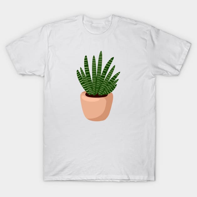 Potted Succulent T-Shirt by oixxoart